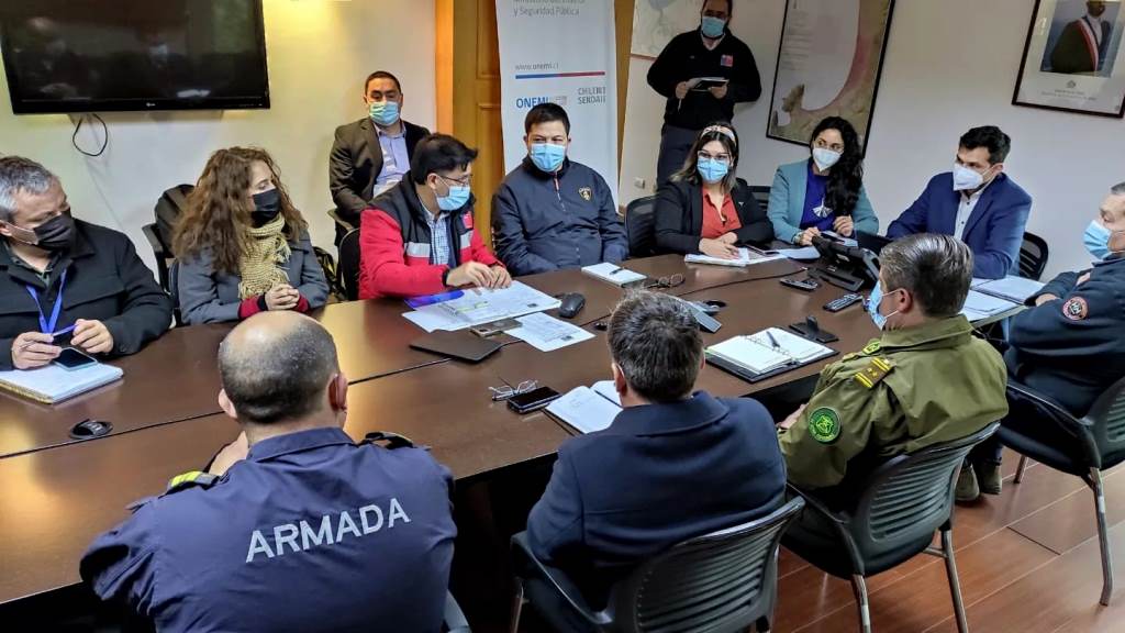 Autoridades de la región de Coquimbo se preparan para la emergencia.